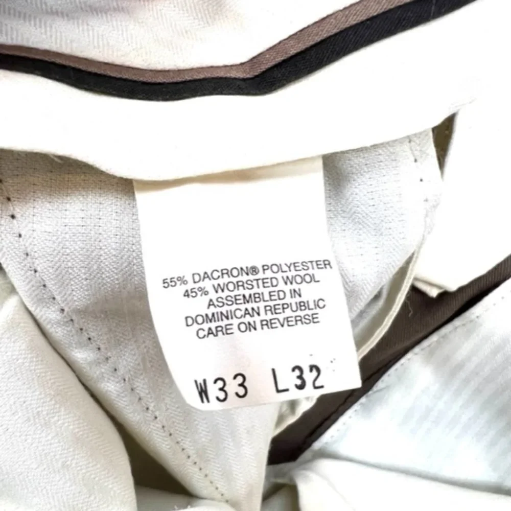 Brown "Slates" Men's Dress Pants - Picture 2 of 7